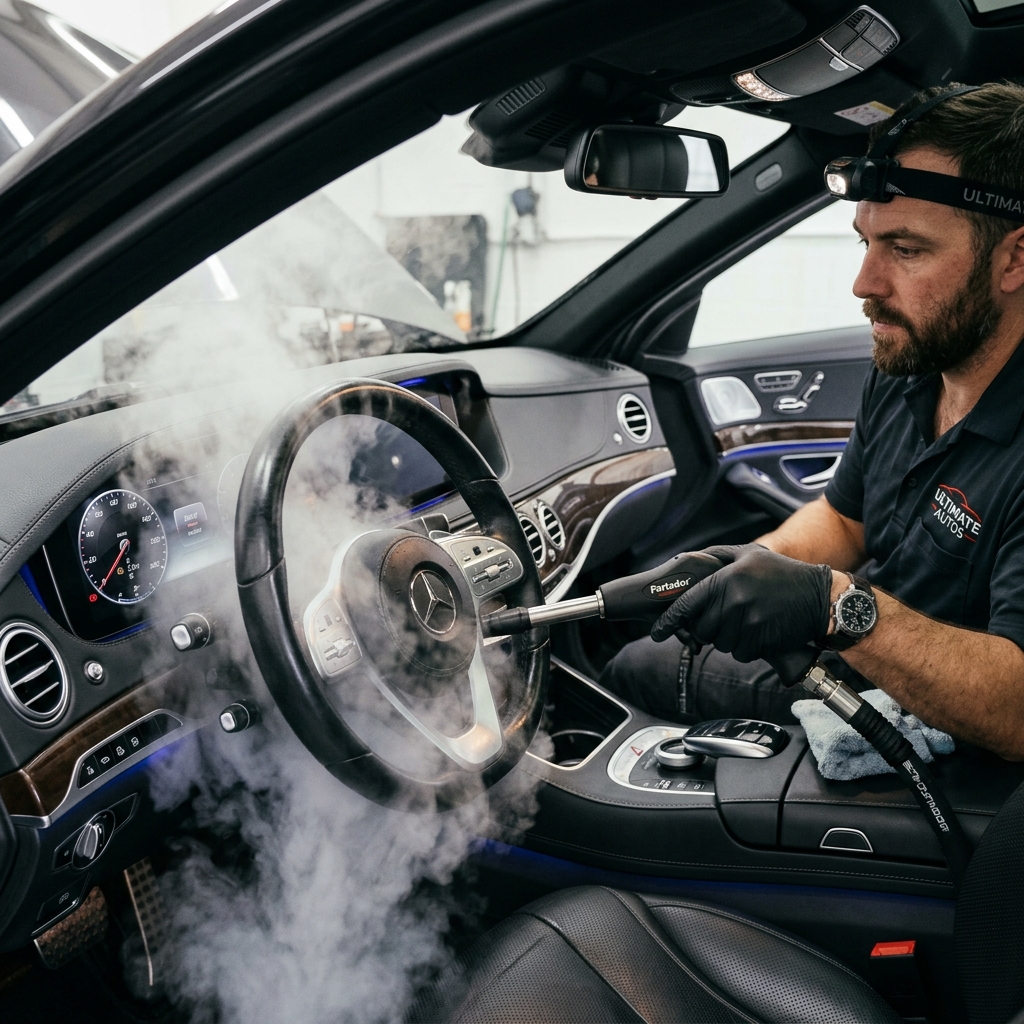 Top 5 Benefits of Steam Cleaning Your Car Interior