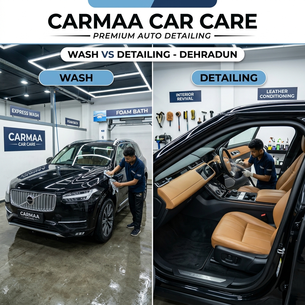 Car Wash vs. Car Detailing: What's the Difference?