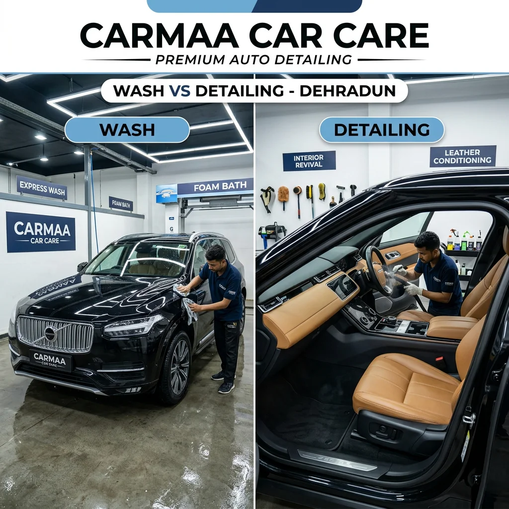 Car Wash vs. Car Detailing: What's the Difference?