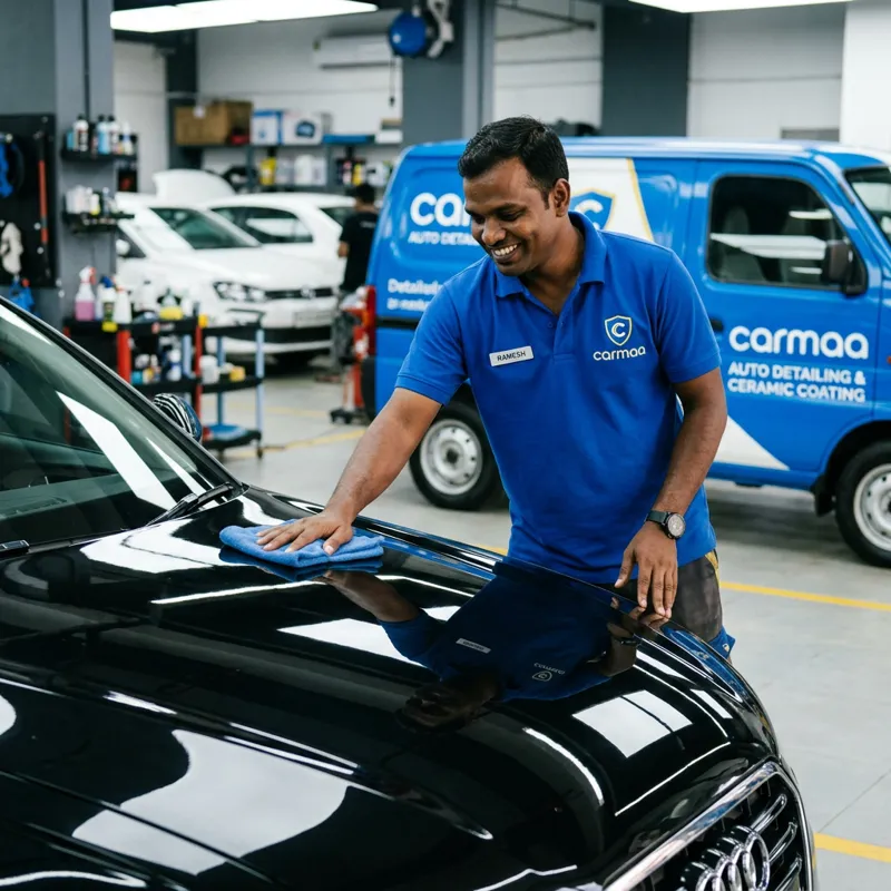 Carmaa machine polishing restoring car paint gloss