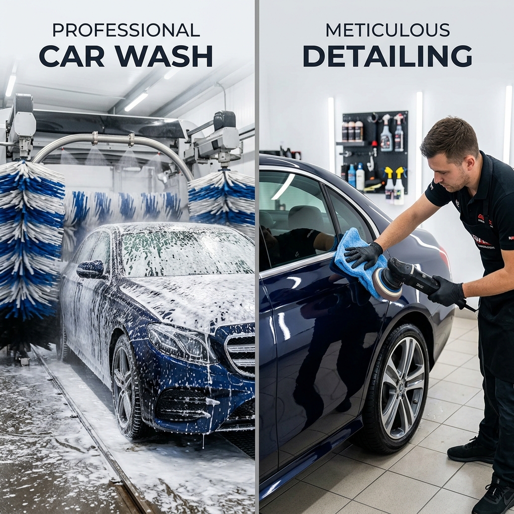 Car Wash vs. Car Detailing: What's the Difference?
