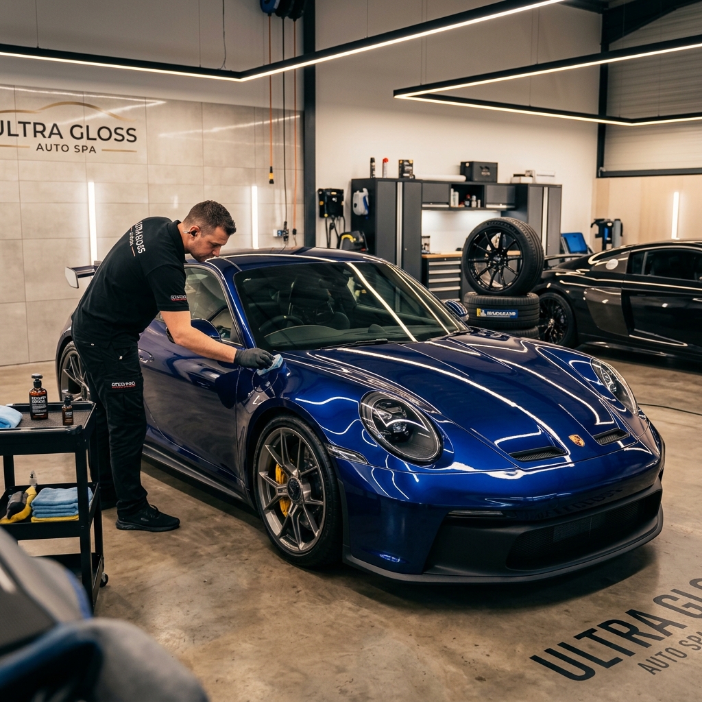 Professional car spa and detailing service